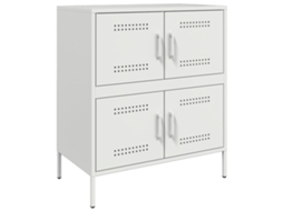 Aparador 68x39x79 Cm Aço Branco MAISON EXCLUSIVE