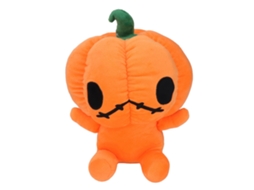 Mali boneca de Pelúcia de Abóbora Halloween Adorável Elástico Macia Brinquedo Decoração Presente 30cm Laranja