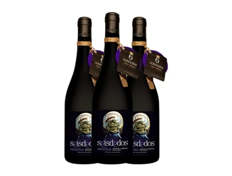 Vinho SEISDEDOS Serafina Grenache Vino de Calidad Sierra de Salamanca (0.75 L - 3 Unidades)