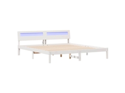 Estrutura da Cama com Cabeceira Branco 180 X 200 Cm MAISON EXCLUSIVE