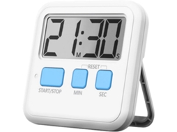Temporizador Digital Com Visor Lcd Alarme Volume Ajustável Escritório