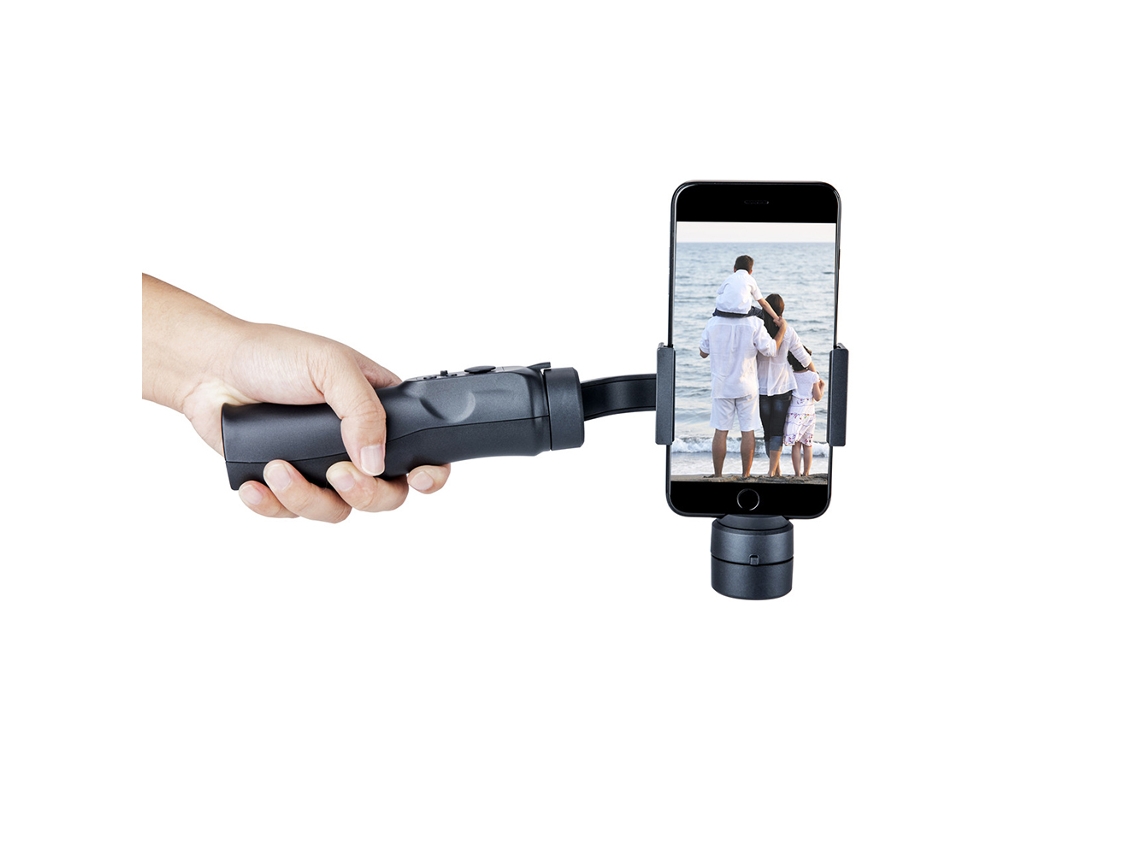 Estabilizador Gimbal De Mão 3 Eixos H4 Anti-tremor Para Vídeo De Smartphone Estabilizador Vlog Preto