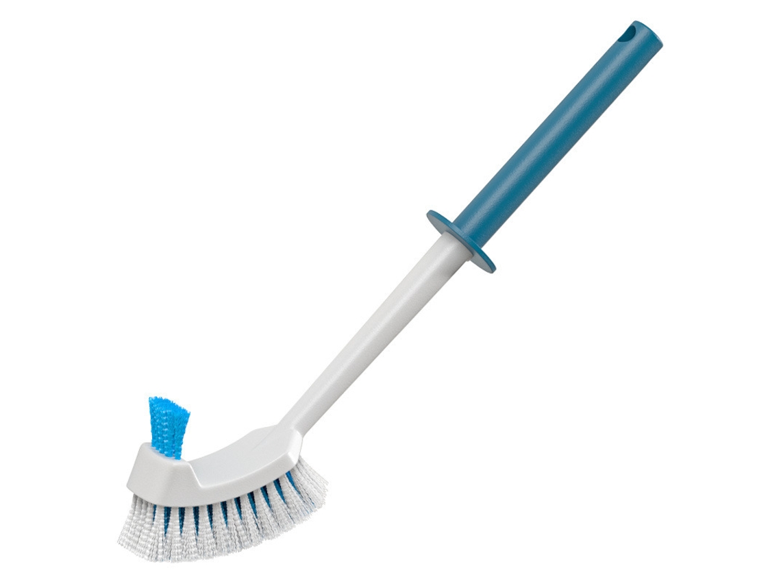 Escova de banheiro - Escova multiuso com cabo reto (azul) 1 peça