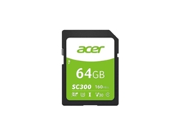 Cartão de Memória Sd Acer Sc300 64 Gb / 128 Gb LEXAR