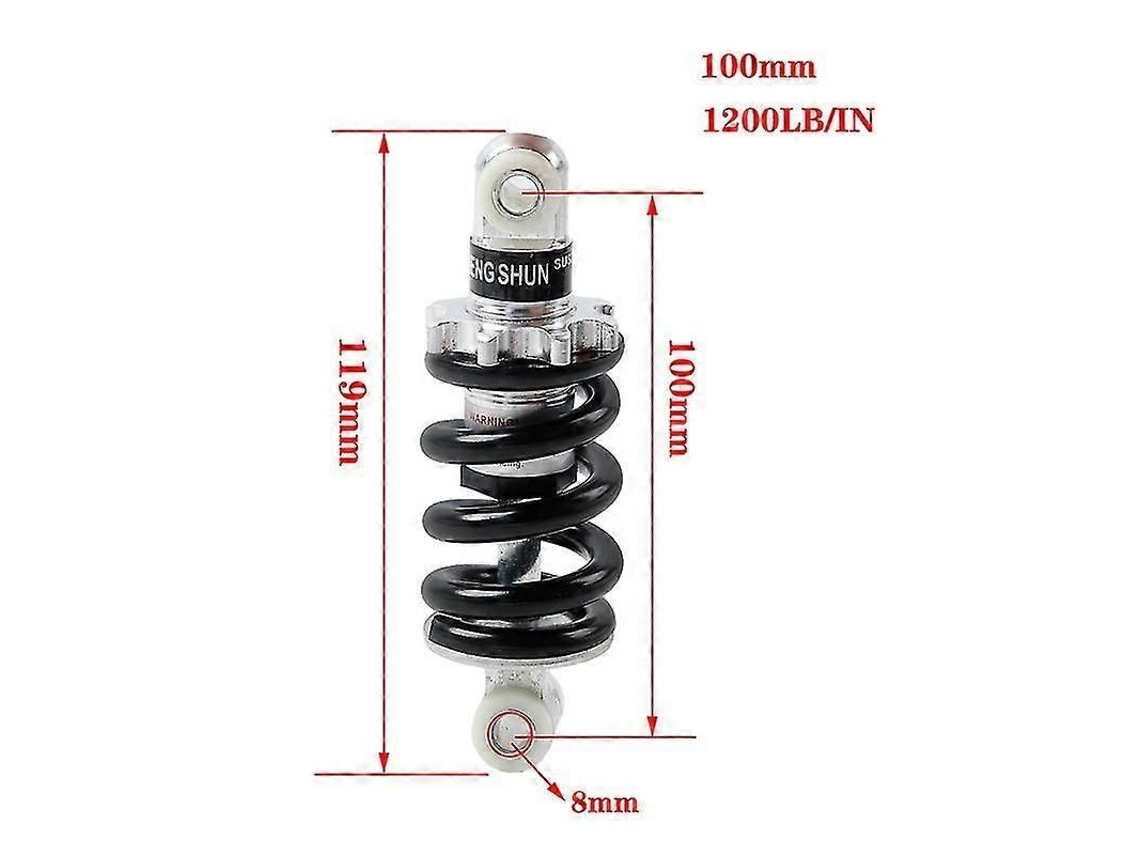 2026 amortiguador Trasero para Super Minimoto Atv Quad Scooter Eléctrico Pocket Bike 100 125 150 de 47 Cc Y 49 Cc.