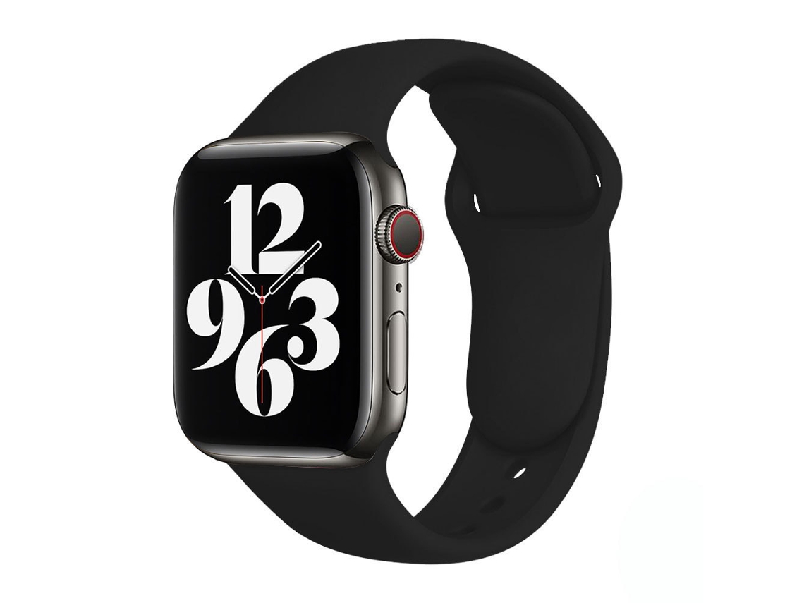 Pulseira De Silicone Clássica Para Apple Watch, Compatível Com Todos Os Modelos