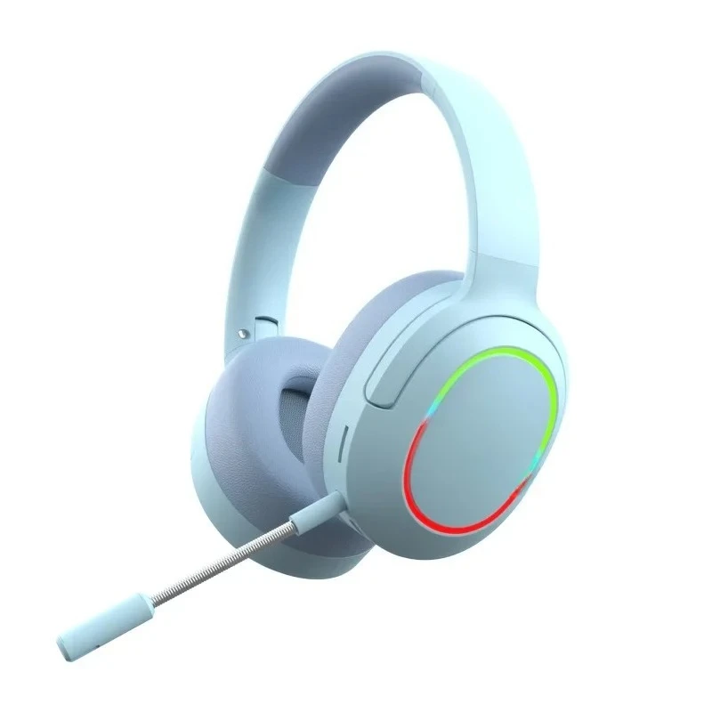 Fone de Ouvido Gamer com Porta Usb e Iluminação Colorida MDUG (azul)