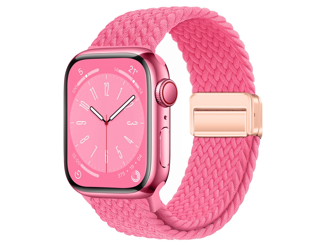 Bracelete Para Apple Watch 38/40/41/42mm Rosa Cuich