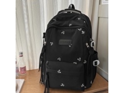 Laxiscreed Mochila Escolar Para Crianças E Jovens Com Grande Capacidade E Design De Letras