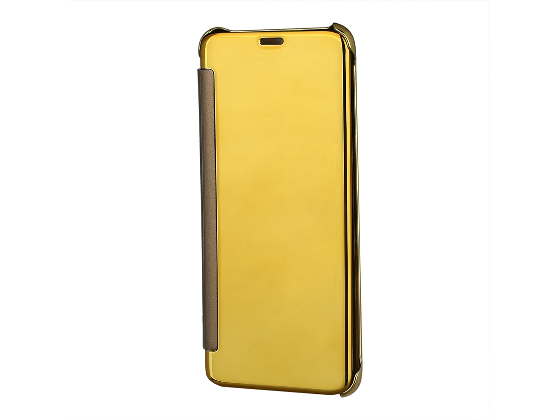 Capa Flip Mirror eletroplatada para Samsung S8, antichoque, proteção rígida EOOCOO