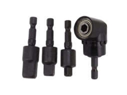 Primerox adaptador de Soquetes Impacto 105 Graus com Broca Haste Hexagonal Rotativa 360°