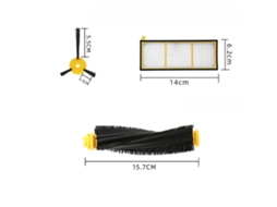 Acessórios de Aspirador Para rv700 rv720 rv750 rv755 de pó substituição escova lateral hepa peças do filtro de ar