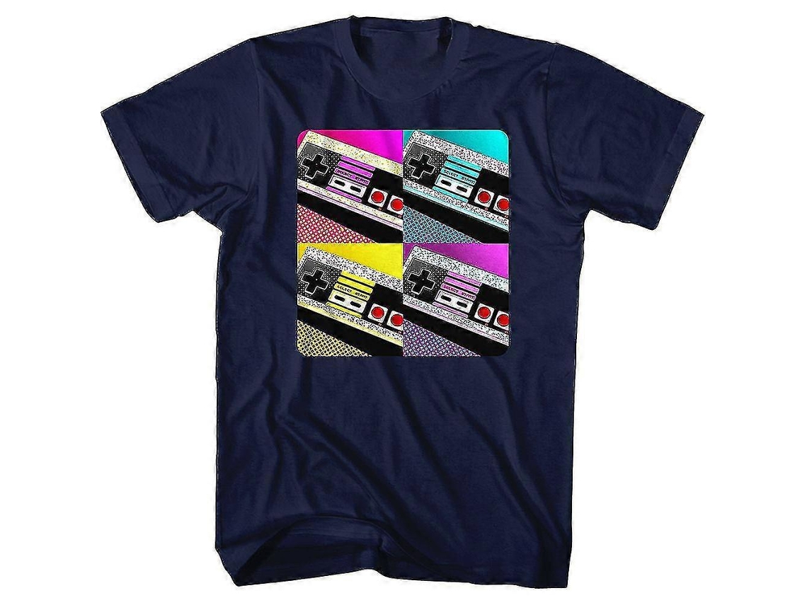 Camiseta Pop Art Com Estampa De Controles De Videogame Da Nintendo Hengjian