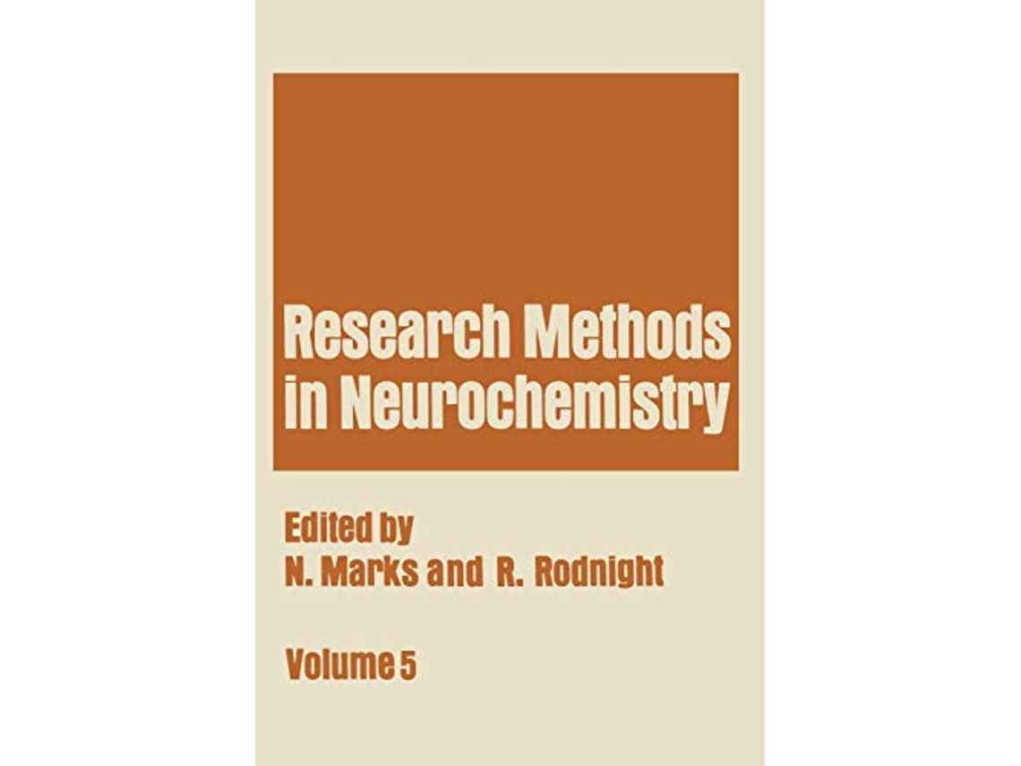 Livro Research Methods in Neurochemistry Volume 5 de Neville Marks Richard Rodnight (Inglês)