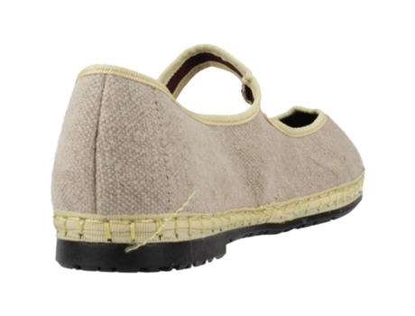 Sapatos De Mulher Flabelus Imelda Tecido Castanho (39)
