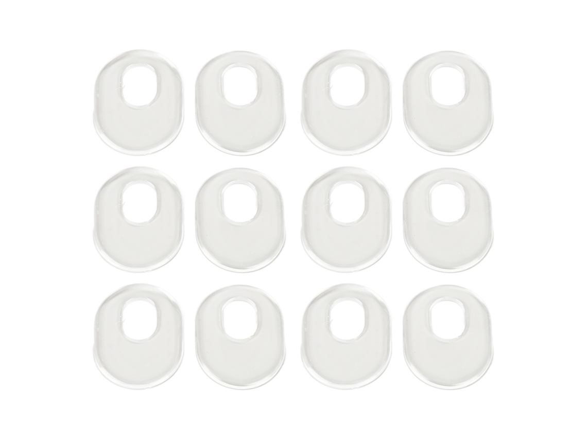 6 Pares De Protetores De Gel Transparente Para Calos Nos Pés