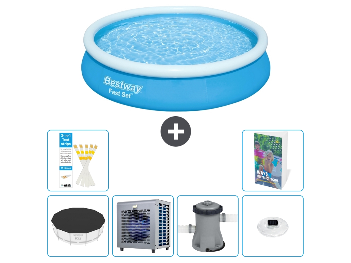 Bestway Piscina Bestway Fast Set Redonda - 366x76 Cm - 7-peças S106