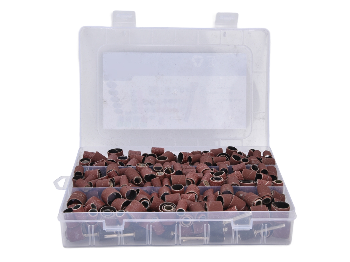 Conjunto De 384 Bicos De Lixa Com Mandrígues De Resina Para Carving Nuclear Madeira Metal