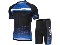 Conjunto de Camisa de Ciclismo para Homem com Manga Curta e Calça Amortecida | S/MARCA