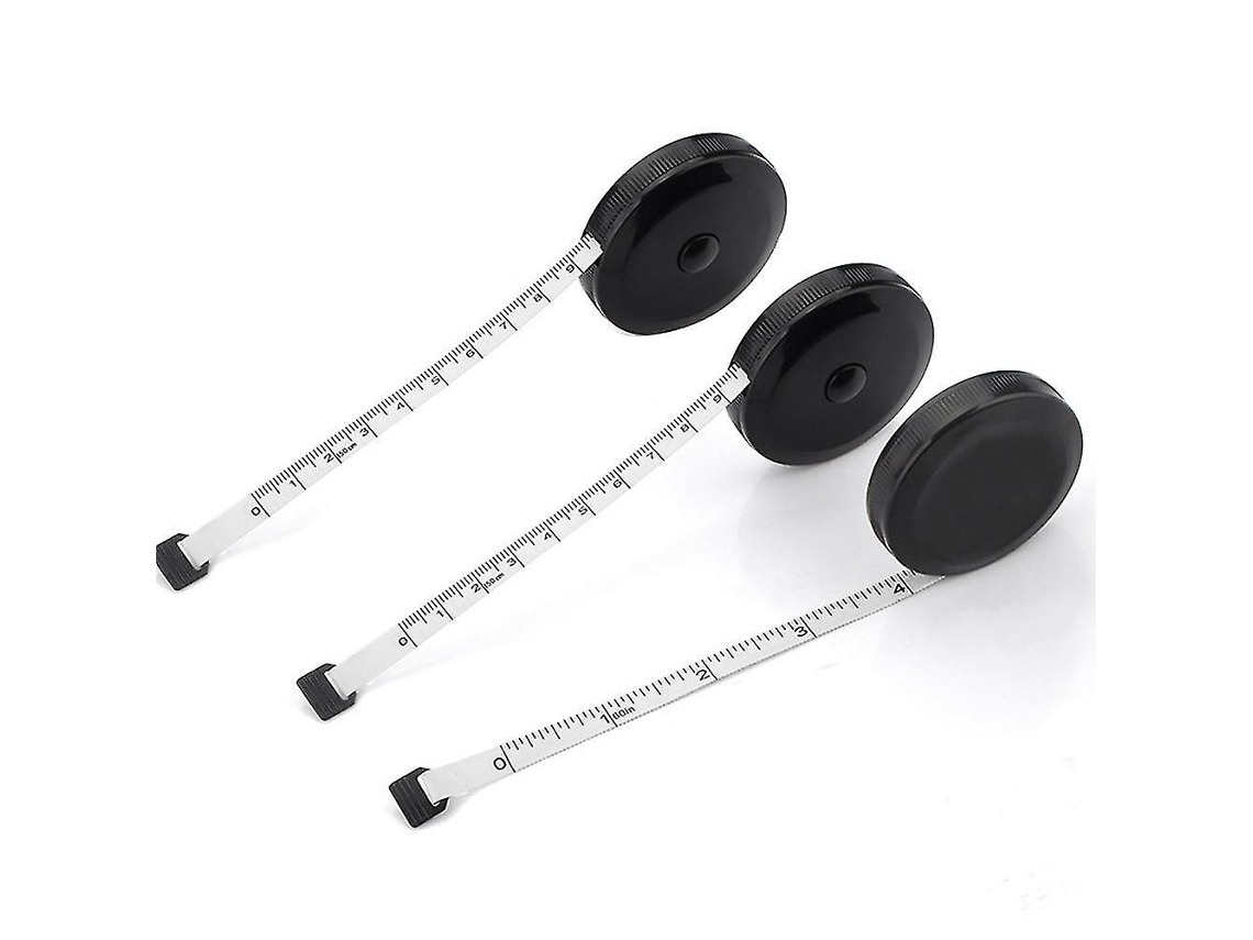 3 Fitas Métricas Para Corpo De 60 Polegadas (150 Cm), Para Medir Cintura E Tecidos, Flexíveis E Práticas Para Costura