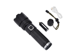 Lanterna P70 LED 5000lm Luz Branca 5 Marchas Impermeável para Aventura e Camping | S/MARCA
