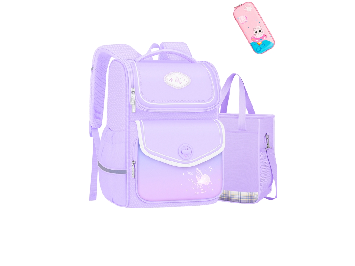 Laxiscreed Mochila Escolar Infantil Com Amplo Espaço E Proteção Para A Coluna
