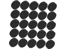 Tehaux 48 Peças Tapetes Redondos Autoadesivos Antiderrapantes Com Base Absorvente De Impacto Para Pés Mesas E Cadeiras
