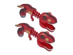Ats brinquedo de Dinossauro Retrátil Interativo Modelo Tricky Jogo de Morder Dedo Descompressão