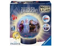 Puzzel RAVENSBURGUER 3D Puzzle Ball - Frozen 2 Night-Light (72 Peças)