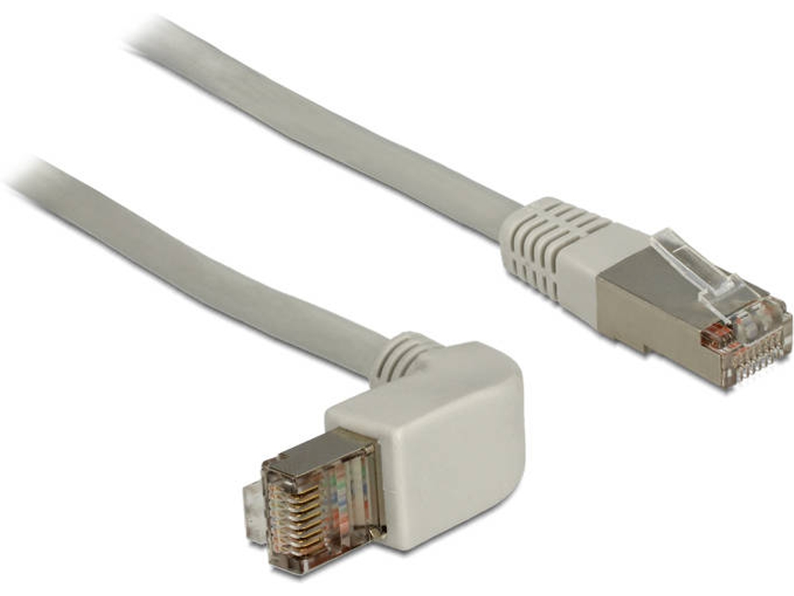 Cabo de Rede DELOCK (RJ45 - 50 cm - Cinzento)