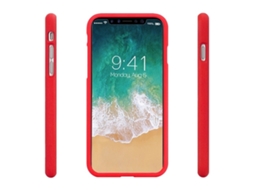 Capa Gentil Note para Samsung Galaxy Note MERCURY Pele Sintética Vermelho