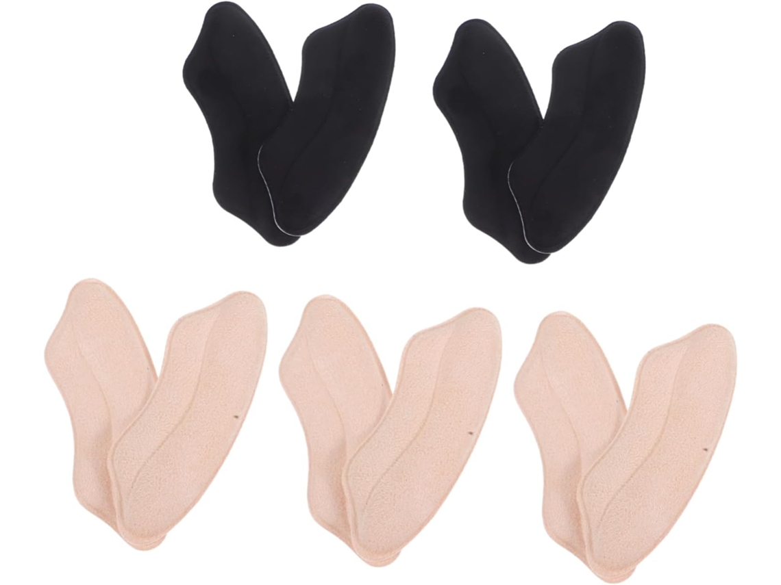 Fomiyes 5-pares De Calcanhares Antiderrapantes Para Sapatos, Palmilhas Confortáveis Para O Calcanhar, Forros Para
