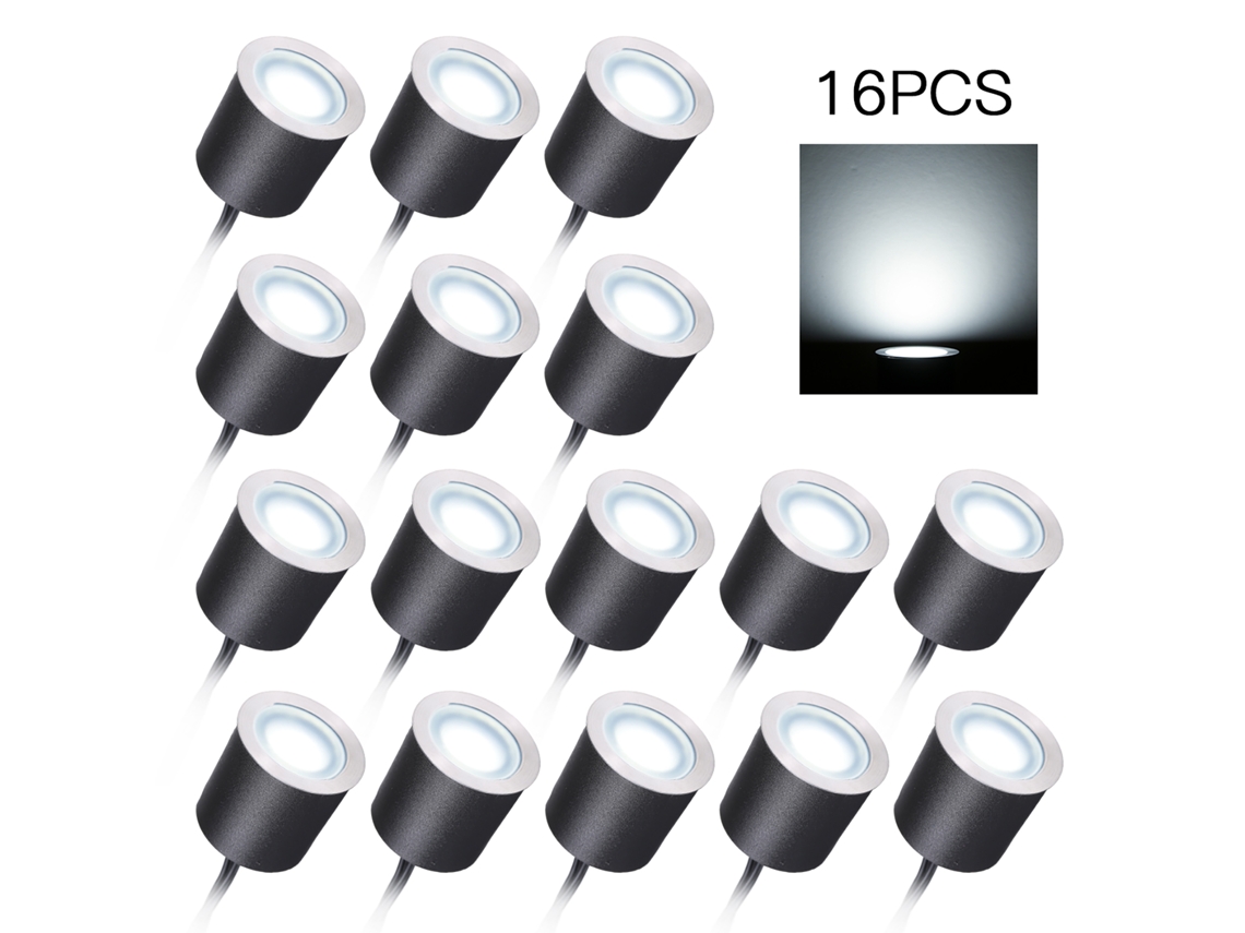 Lâmpada de Deck Recessed Led Dc12v Ip67 À Prova D'água para Jardim Caminho Escadas Pátio