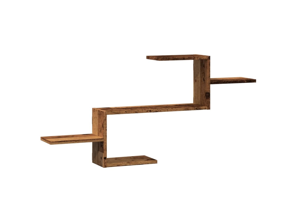 Wall Shelf, Wall Shelves Vidaxl Marrom Madeira Processada (n/a)
