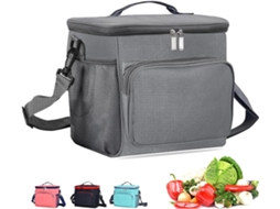 1 Bolsa Térmica Para Almoço, Ideal Para Trabalho, Capacidade De 11l E Dois Compartimentos
