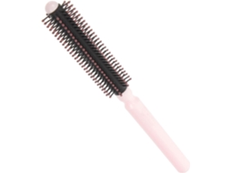 Mini caneta modeladora para cabelo e franja, pincel redondo de plástico com capa.