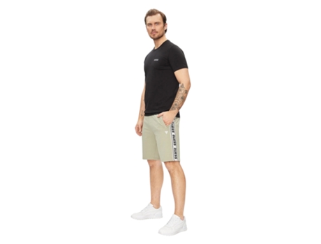 Calções De Homem Guess Activewear Regular Fit Algodão Verde (l)