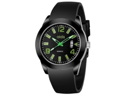 Relógio De Quartzo Addies My-1601 Versão Regular Com Pulseira De Silicone E Suporte Para Calendário. Tamanho L