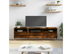 Tv Cabinet, Tv Cabinets Vidaxl Marrom Madeira Processada (n/a)