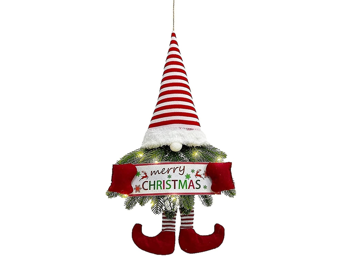Enfeites De Natal, Árvore De Natal Papai Noel Sem Rosto Com Pernas, Decoração De Parede Para Porta, Placa Decorativa Para Pendurar-aquaforge