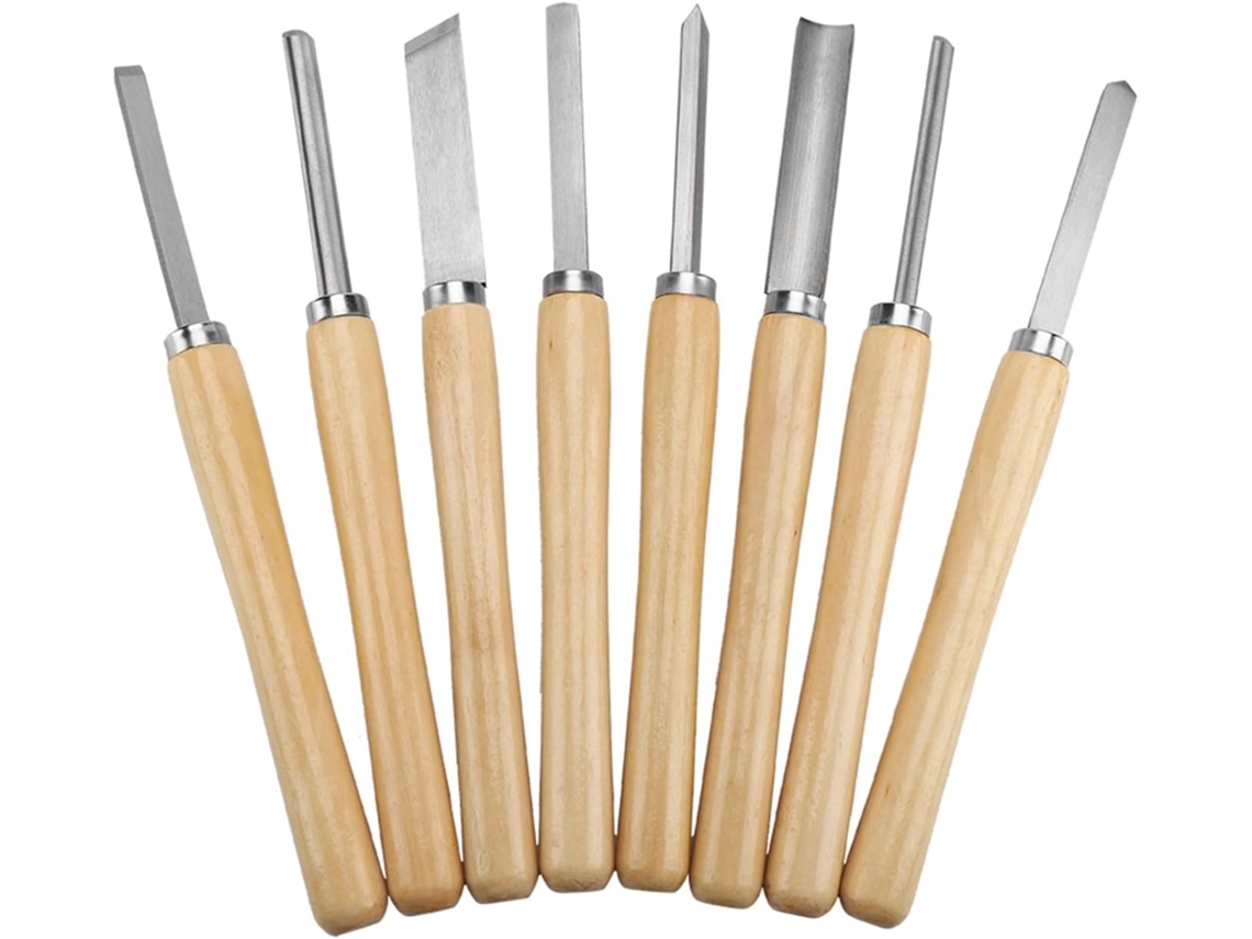 Conjunto De 8 Peças De Plainas Para Tornear Madeira, Ferramentas De Ferro Para Entalhar Madeira. Gokoco