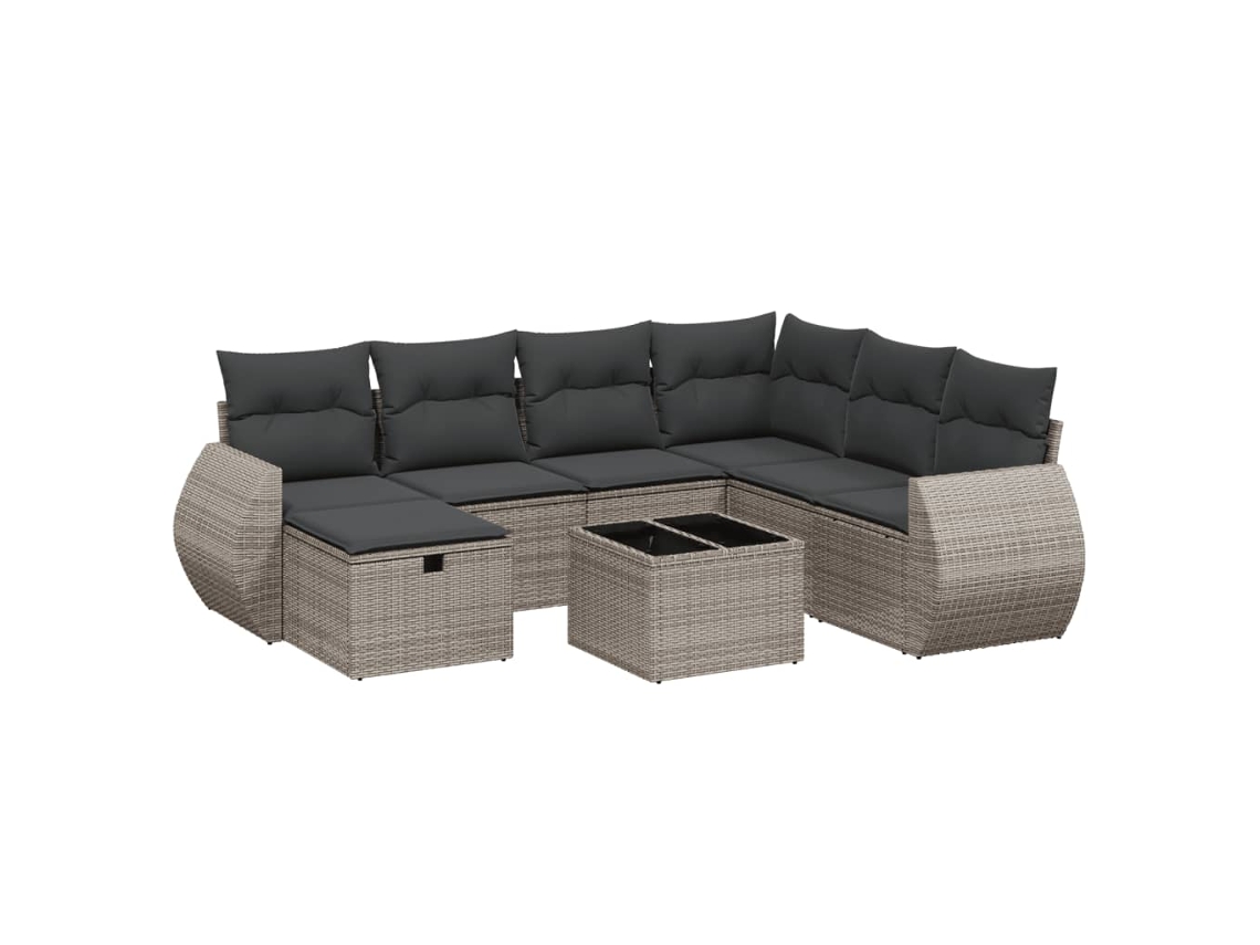 Garden Sofa Set, Garden Sofa Sets Vidaxl Cinzeto Rattan / Vime (n/a)