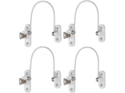4 Travas De Segurança Para Janelas E Portas, Chave