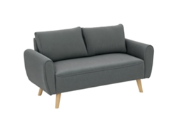 Sofá 2 lugares com capa de veludo cotelê, 145x75x78 cm ANTRACITE