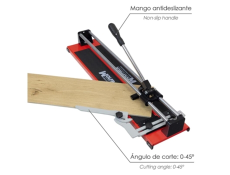 Cortador de azulejos profissional com base de aço de 600 mm. Linha Profissional Wolfpack