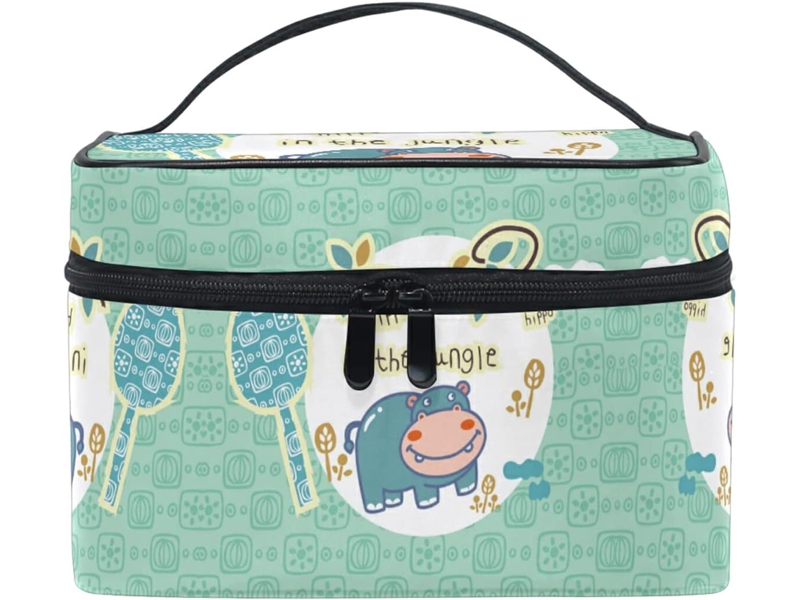 Bolsa Cosméticos Estampa Vaca Touro | S/MARCA