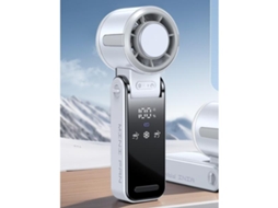 Ventilador de Pescoço MDUG, economia de energia, silencioso, múltiplas velocidades, visor digital