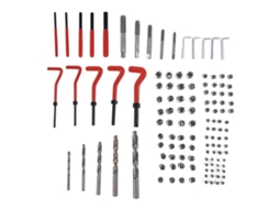Kit de reparo de rosca com 125 peças ferramenta para roscas danificadas M5 M12 S/MARCA