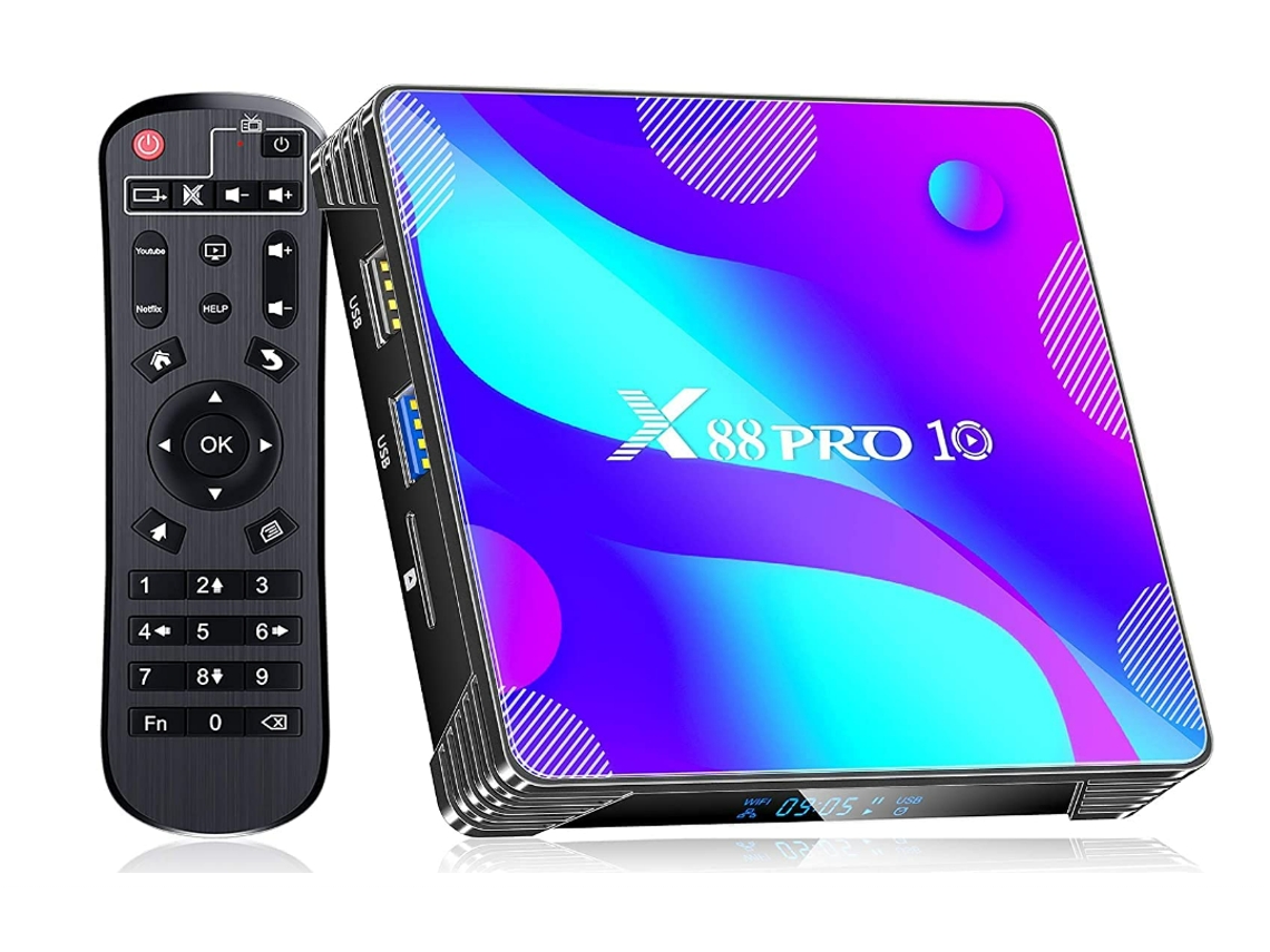 Android Tv Box Yizhood X88 Pro 2gb Ram 16gb Rom 4k Bt4.0 Preto