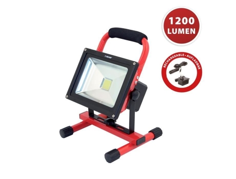 Cyclop: Luz de Trabalho Led Cob de 20W Recarregável VELAMP